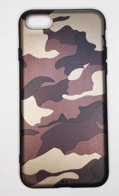 Лот: 22149243. Фото: 1. ЧЕХОЛ ДЛЯ iPhone 7 SILICON КАМУФЛЯЖ. Чехлы, бамперы