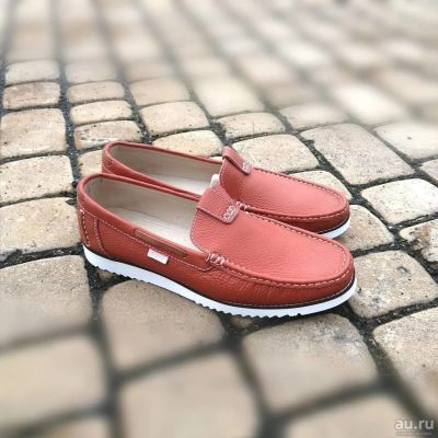 Лот: 16409537. Фото: 1. Мужские мокасины из натуральной... Мокасины