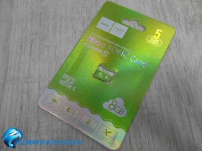 Лот: 15329953. Фото: 1. 8Gb карта памяти Hoco microSD... Карты памяти