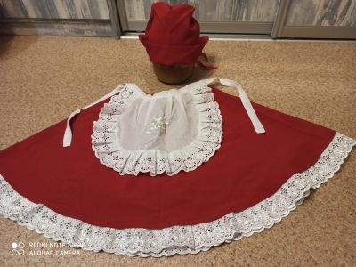 Лот: 18399680. Фото: 1. Новогодний костюм красной шапочка. Карнавальные маски, шляпы, аксессуары
