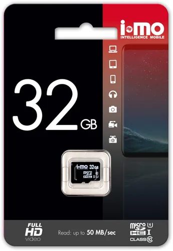 Лот: 24513018. Фото: 1. Карта памяти IMO microSDHC 32GB... Карты памяти