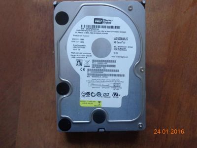 Лот: 6803339. Фото: 1. Винт WD 500Гб неисправно. Жёсткие диски (HDD)