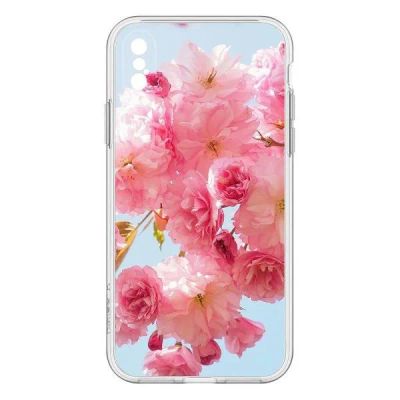 Лот: 25282754. Фото: 1. Чехол Krutoff Clear Case "Сакура... Чехлы, бамперы