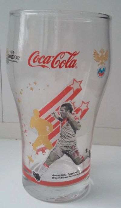 Лот: 10754849. Фото: 1. Бокал "Кока-Кола" "Евро-2012... Кружки, стаканы, бокалы