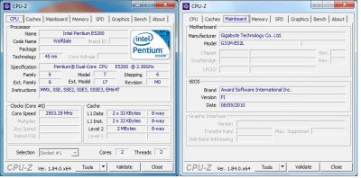 Лот: 11340304. Фото: 1. DualCore Intel-E5200 @2.5GHz/4GB... Компьютеры в сборе