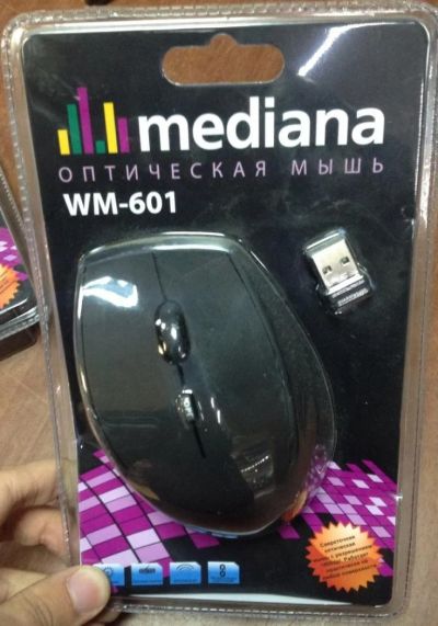 Лот: 4563283. Фото: 1. Мышь Mediana WM-601. Новая. Клавиатуры и мыши