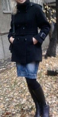 Лот: 6049170. Фото: 1. Пальто черное. Верхняя одежда