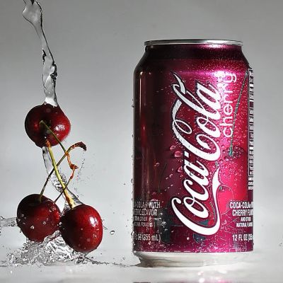 Лот: 4865777. Фото: 1. Ящик Coca-cola Cherry Вишневая... Напитки
