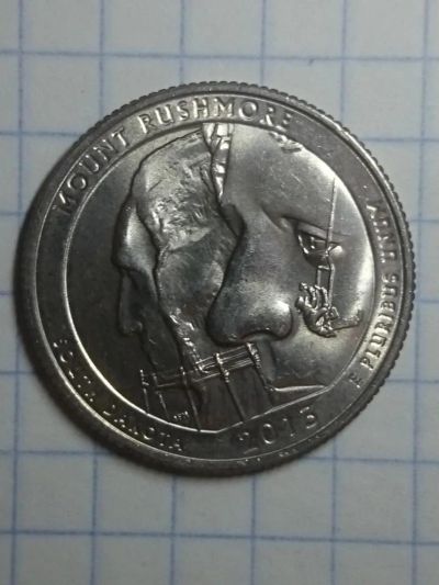 Лот: 10394904. Фото: 1. 25 центов США серия «Прекрасная... Америка