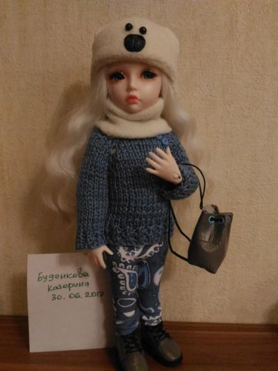 Лот: 9946454. Фото: 1. Кукла bjd 24см yosd Elin. Куклы