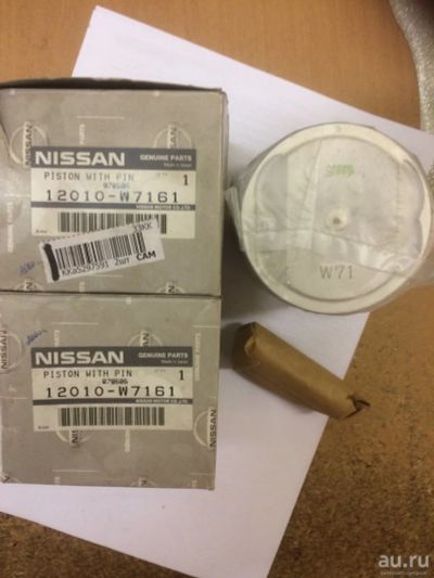 Лот: 13057803. Фото: 1. Nissan 12010-W7161 Поршень со... Двигатель и элементы двигателя