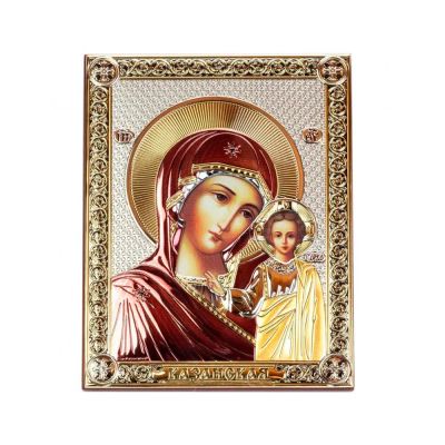 Лот: 23805232. Фото: 1. Икона Казанская Богородица на... Другое (ювелирные изделия, бижутерия, часы)