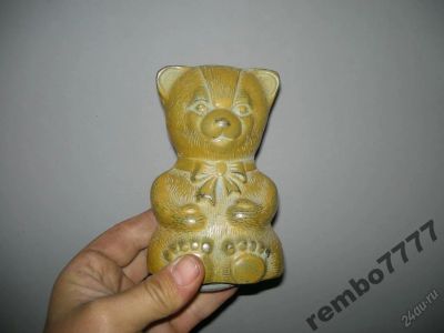 Лот: 5821576. Фото: 1. копилка.медведь.металл.15см.европа... Скульптуры