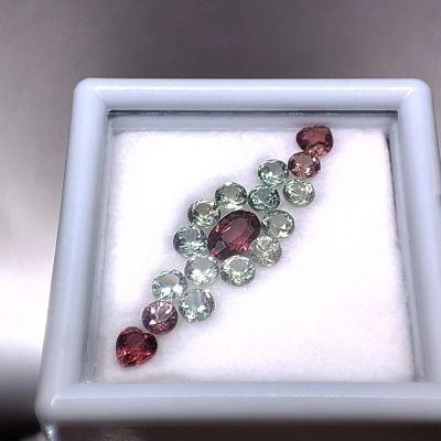 Лот: 21558231. Фото: 1. 2.14 ct. Сапфир микс. НЕ гретые... Драгоценные и поделочные камни