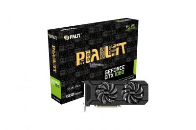 Лот: 11186054. Фото: 1. Видеокарта GF GTX1060 Palit DUAL... Видеокарты