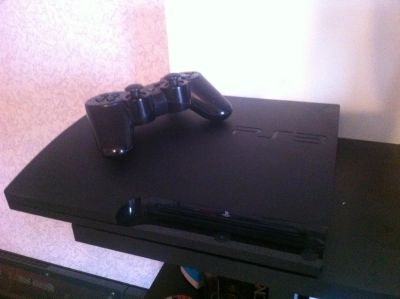 Лот: 3889443. Фото: 1. Playstation 3 (ps3) slim, 320гб... Игровые приставки, консоли