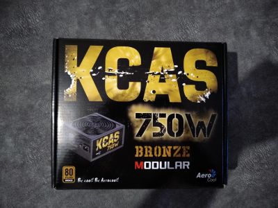 Лот: 14622790. Фото: 1. Блок питания AeroCool KCAS-750W... Корпуса, блоки питания