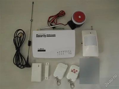 Лот: 5434215. Фото: 1. GSM-сигнализация IP-601s для дома... Сигнализации, датчики противопожарные, охранные