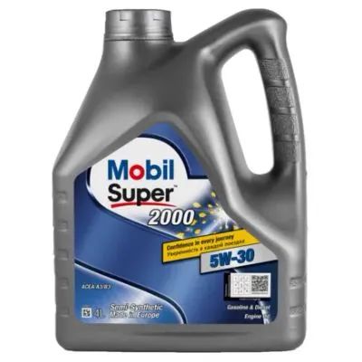 Лот: 20073252. Фото: 1. MOBIL SUPER 2000 XE C2 5w30 4Л... Масла, жидкости