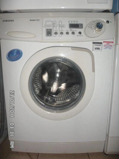 Лот: 3597472. Фото: 1. стиральная машинка Samsung 45см... Стиральные машины