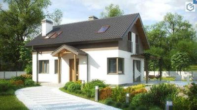 Лот: 10508044. Фото: 1. Z233 Компактный дом простой формы... Проекты, чертежи