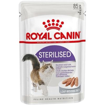 Лот: 15055800. Фото: 1. (Роял Канин) Sterilised (паштет... Корма
