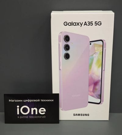 Лот: 22851445. Фото: 1. Samsung Galaxy A35 8/128Gb Лавандовый... Смартфоны