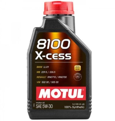 Лот: 16494718. Фото: 1. Масло MOTUL 5W30 X-CESS 8100 1л... Масла, жидкости