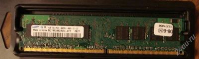 Лот: 1734303. Фото: 1. Samsung 1GB DDR II. Оперативная память
