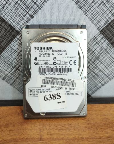 Лот: 19377319. Фото: 1. Жесткий диск SATA-II 2,5 Toshiba... Жёсткие диски (HDD)