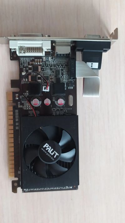 Лот: 19122135. Фото: 1. Palit GT 610 1Гб DDR3. Видеокарты