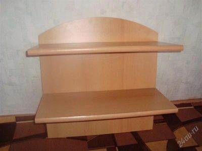 Лот: 1025221. Фото: 1. Полочка деревянная,2-х ярусная. Другое (мебель)
