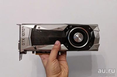 Лот: 18543645. Фото: 1. Nvidia 1070 TI Founders Edition. Видеокарты