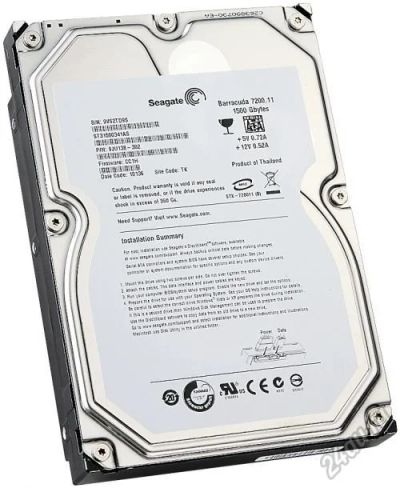 Лот: 7324410. Фото: 1. Жесткий диск Seagate ST31500341AS... Жёсткие диски (HDD)