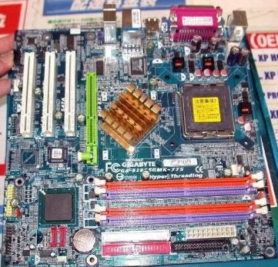 Лот: 2059159. Фото: 1. Gigabyte с проциком. Материнские платы