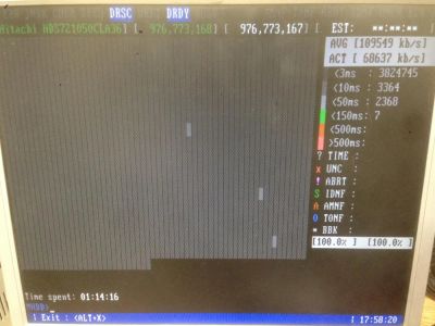 Лот: 9219162. Фото: 1. Жесткий диск Hitachi 500GB 7200rpm... Жёсткие диски (HDD)