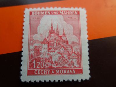 Лот: 15877442. Фото: 1. Германская оккупация Чехословакии... Марки