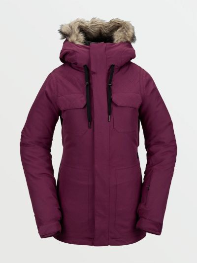 Лот: 16950453. Фото: 1. Сноубордическая КУРТКА Ж VOLCOM... Зимняя спортивная одежда