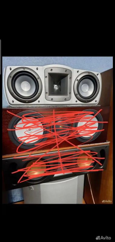 Лот: 22179724. Фото: 1. Акустика klipsch(5]/100w,8om)Серебро. Пассивные акустические системы