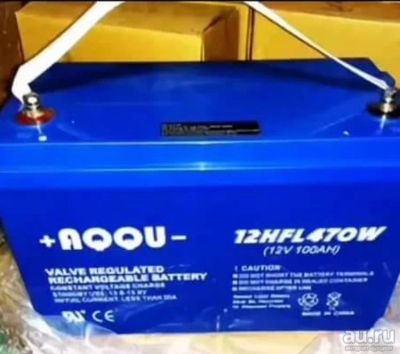 Лот: 17185094. Фото: 1. Аккумуляторы Agm Aqqu 12HFL-100Ан. Аккумуляторы