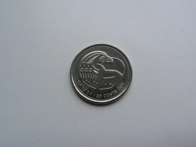 Лот: 4400457. Фото: 1. Канада 25 центов 2011 Касатка... Америка