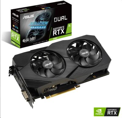 Лот: 17265058. Фото: 1. ASUS Dual GeForce RTX 2060 OC... Видеокарты
