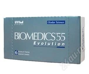 Лот: 1170718. Фото: 1. Контактные линзы Biomedics 55... Контактные линзы