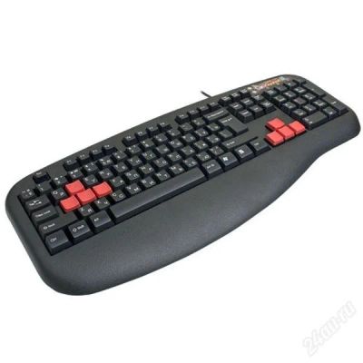 Лот: 2788045. Фото: 1. Игровая клавиатура A4Tech X7-G600... Клавиатуры и мыши