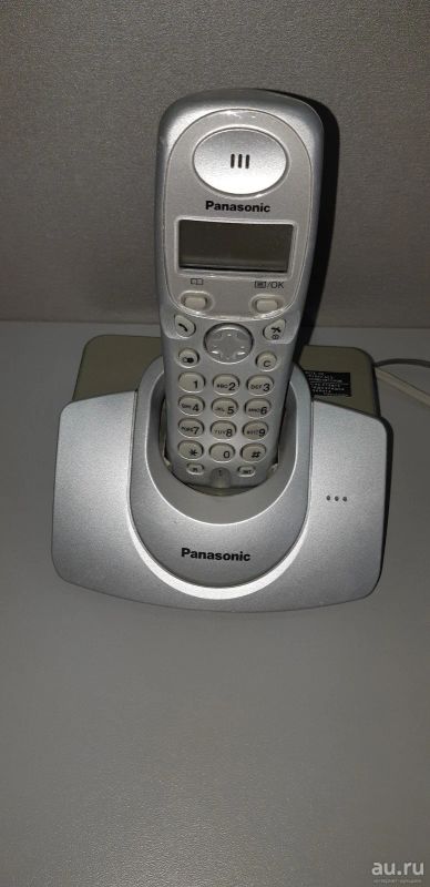 Лот: 13610393. Фото: 1. Телефон беспроводной Panasonic... DECT и радиотелефоны