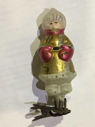 Лот: 19814508. Фото: 1. Ёлочная игрушка на прищепке Мужичок... Гирлянды, шарики, новогодние аксессуары