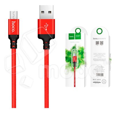 Лот: 18914850. Фото: 1. Кабель USB - MicroUSB Hoco X14... Дата-кабели, переходники