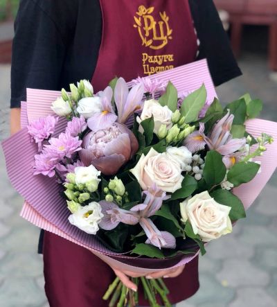 Лот: 14171603. Фото: 1. Лот № 799 Букет - 2100р. Свежие цветы