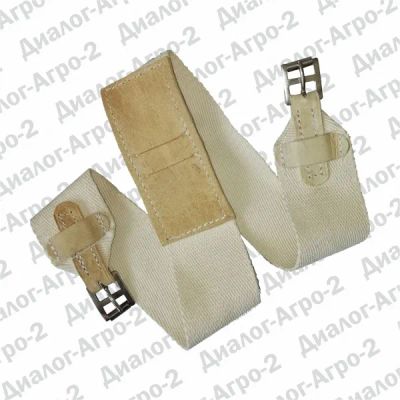 Лот: 25406202. Фото: 1. Подпруга для седелки белая. Другое (животные и уход)