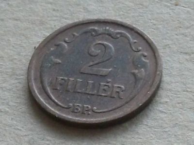 Лот: 19322620. Фото: 1. Монета 2 два филлер Венгрия 1938... Европа